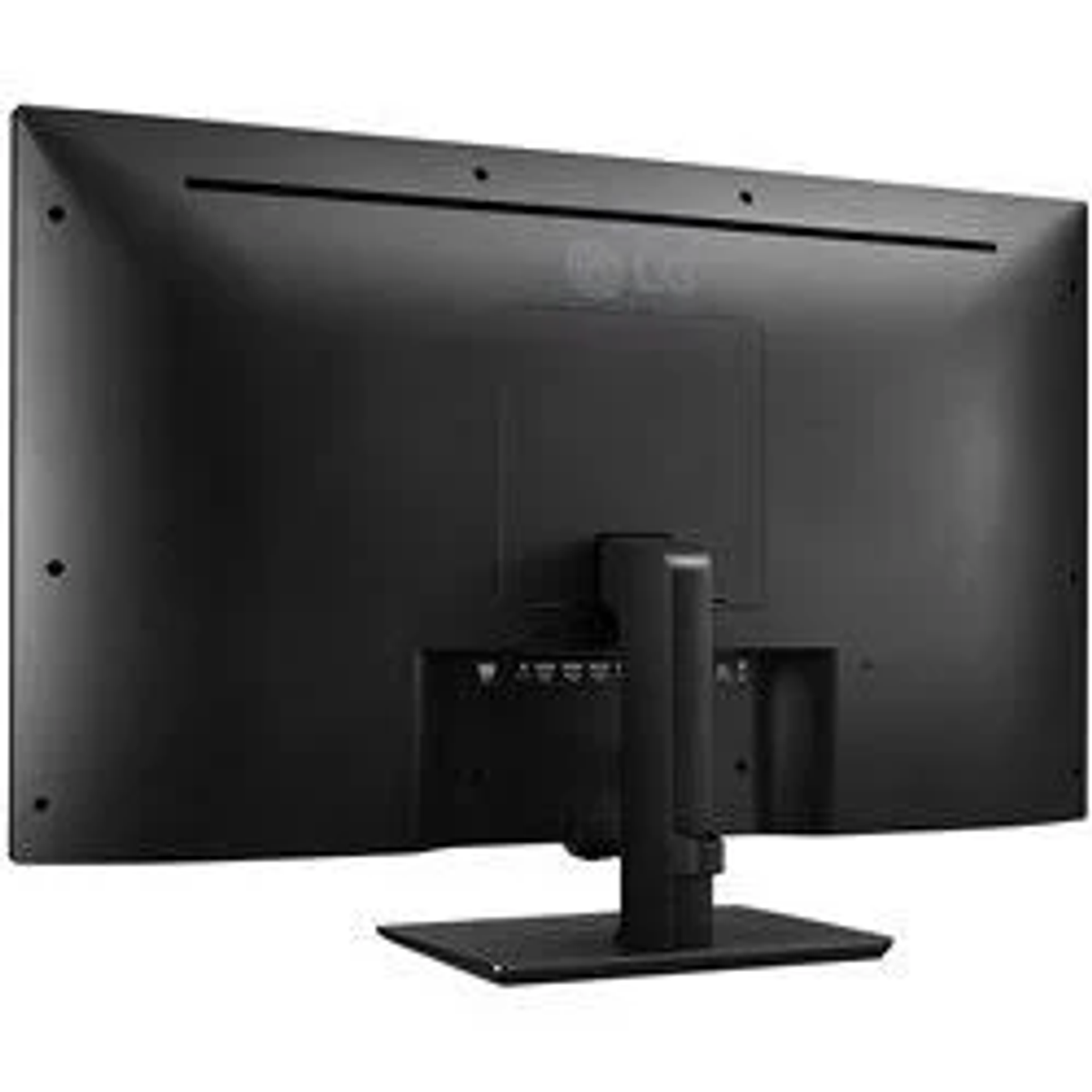 Retro di un monitor per computer nero.