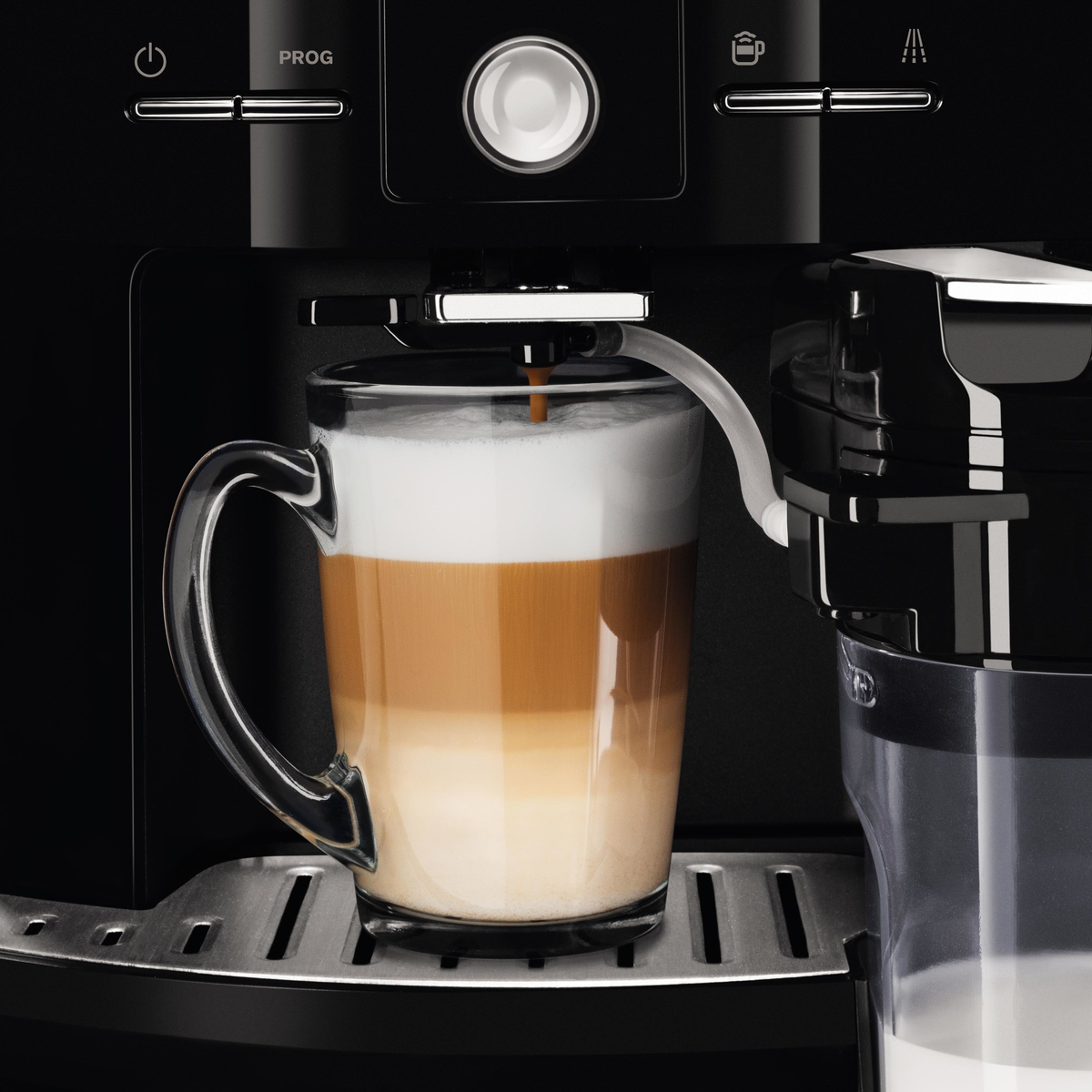 KRUPS EA 8298 Kaffeevollautomat Schwarz/Edelstahl