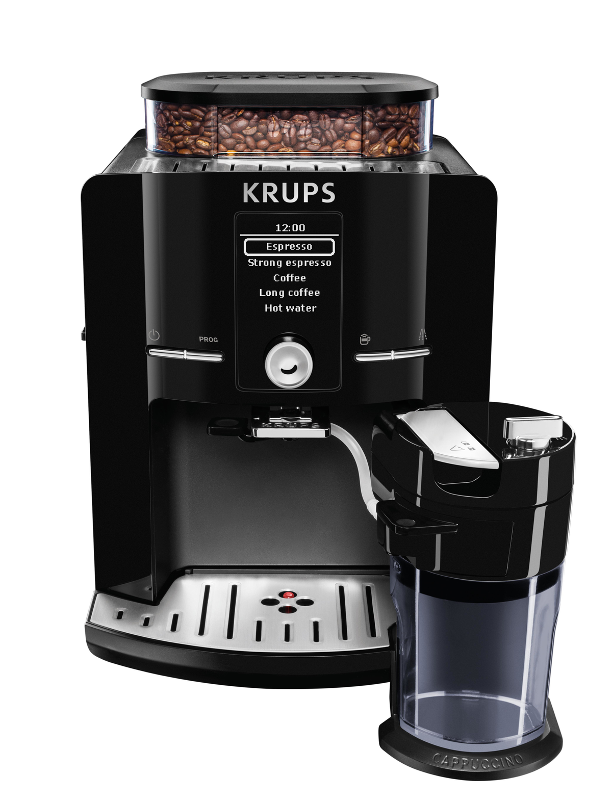 KRUPS EA 8298 Kaffeevollautomat Schwarz/Edelstahl