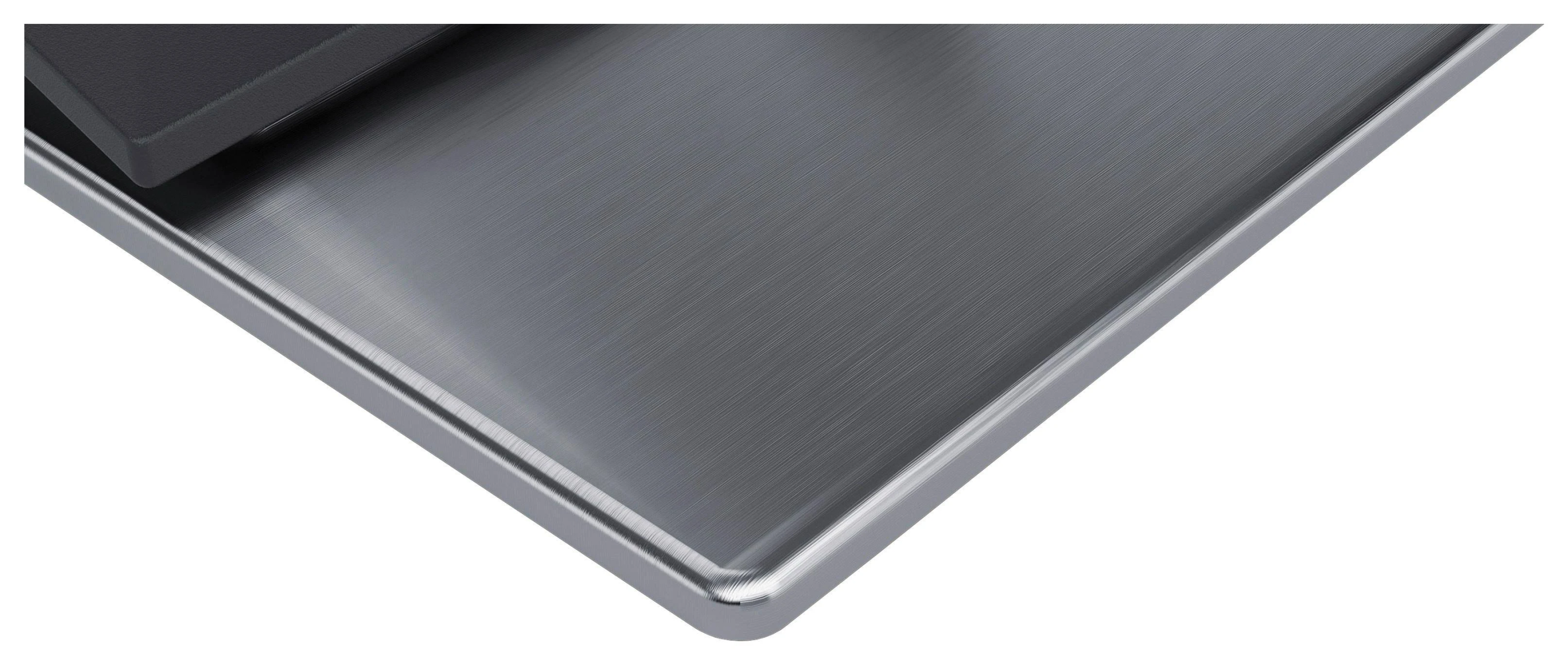 SIEMENS EC6A5HB90D PIANO COTTURA, 4 zone di cottura, dimensioni: L 582 mm, P 520 mm, piano in Acciaio inossidabile, Nero, Acciaio inox