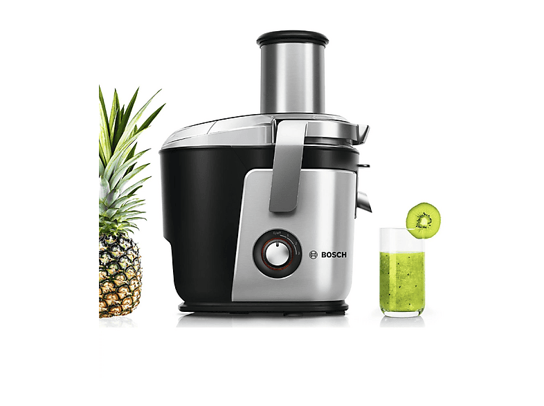 BOSCH MES 4010 SILBER/SCHWARZ Entsafter Silber; Schwarz (1200 Watt, 3 l)