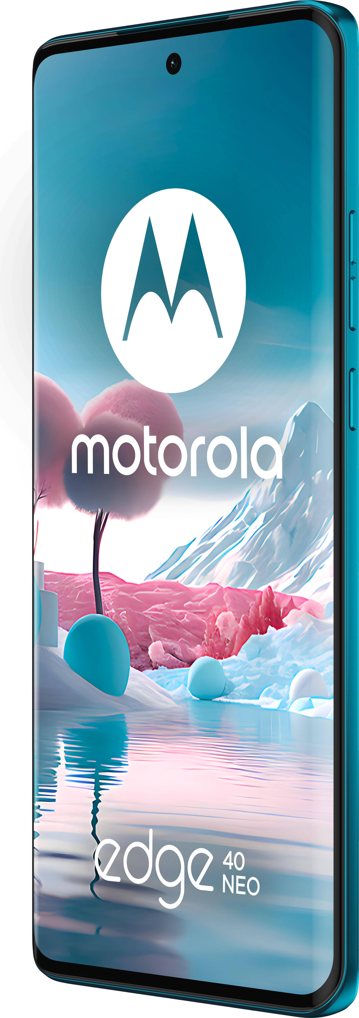 MOTOROLA edge 40 Neo 40 Neo 256 GB Blau Dual SIM | MediaMarkt