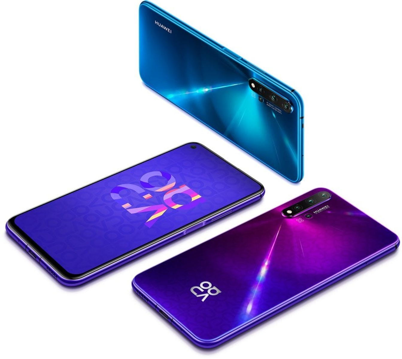 Smartfon HUAWEI Nova 5T 4G (LTE), 3G (UMTS), 2G (GSM) 6 GB/ 128 GB