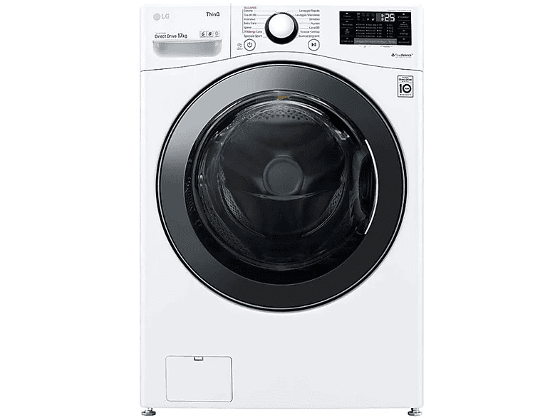 Lavadora carga frontal - LG F1P1CY2W 17Kg 1100RPM Blanca