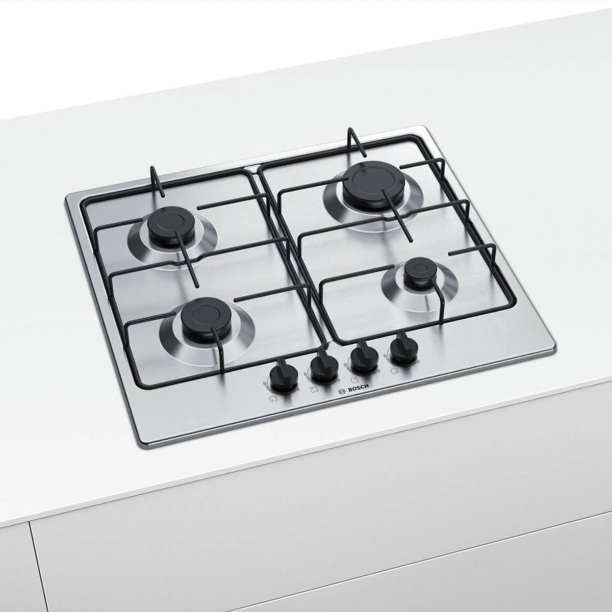 Płyty kuchenne BOSCH Serie 4 PGP6B5B85 Stal nierdzewna