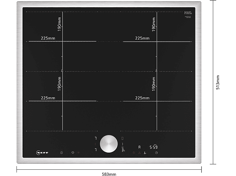 Placa de inducción - NEFF T66STY4L0