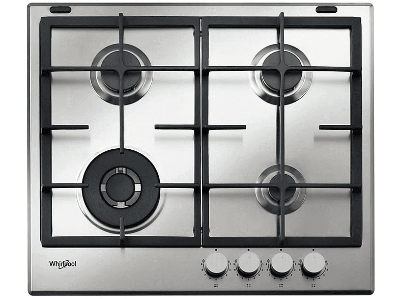 Placa de gas | WHIRLPOOL 213616182, 4 zonas, NG + LPG (Propane/Butane ...