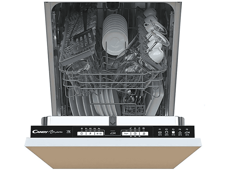 CANDY Brava CDIH 2L1047 Brava Spülmaschinen (vollintegrierbar, 44,8 cm breit, 47 dB (A), E)