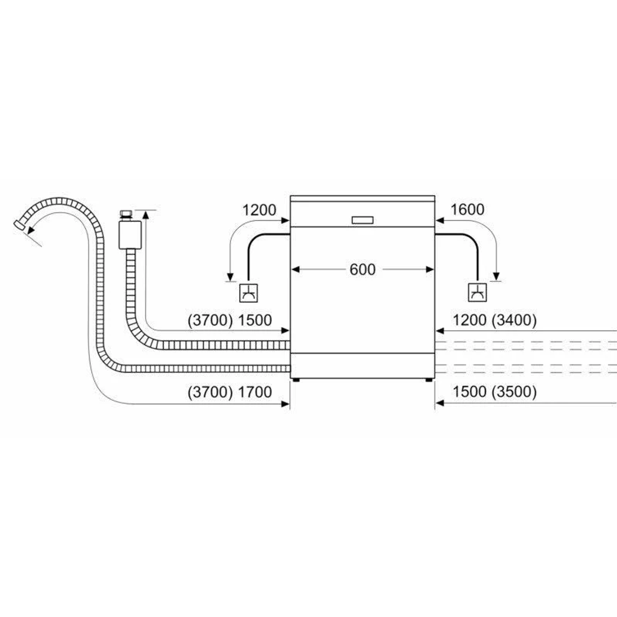 Zmywarka BOSCH Serie 2 SMS2HTI02E Stal nierdzewna