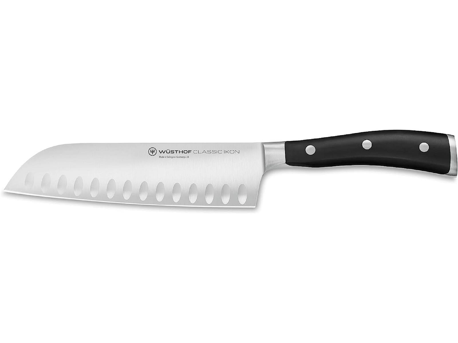 Wüsthof Classic Ikon Messer auf weißem Hintergrund.