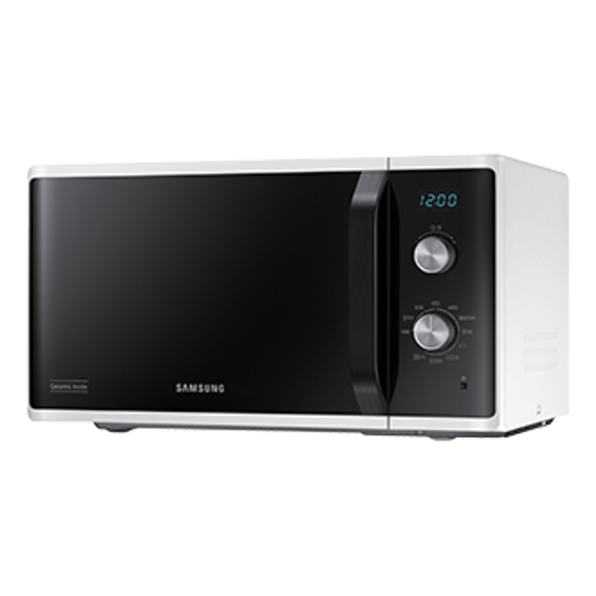 Microonde combinato SAMSUNG MG23K3614AW, capacità 23 l, potenza microonde max 800 W, Funzione grill, Potenza grill 1100 W, 6 livelli di potenza, Bianco