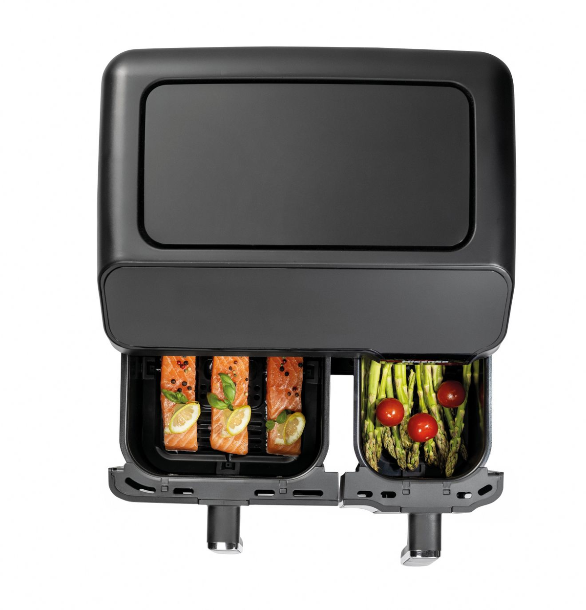 HISENSE  HAF2900D - Air fryer - Zwart - 8,6 l - 1700 W - Aantal frituurmanden: 2