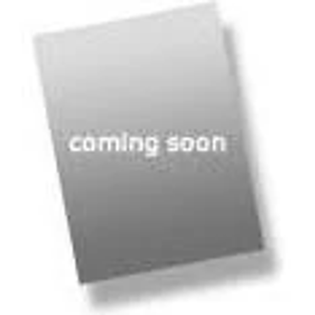 Imagen con texto 'coming soon' sobre un rectángulo gris. El fondo también es gris.