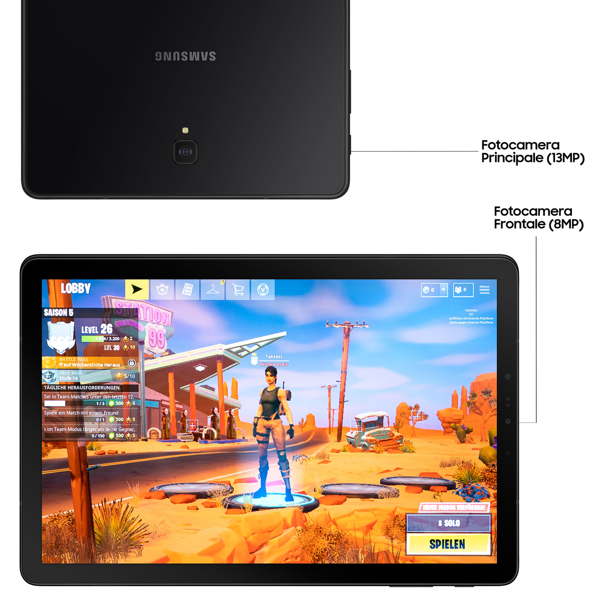 Tablet SAMSUNG Galaxy Tab S4 SM-T835 Czarny