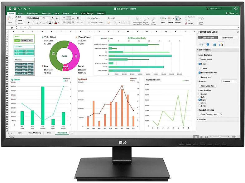 Monitor - LG 24BN55YP-B.AEU