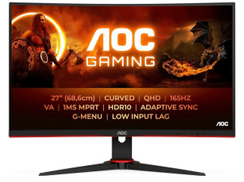 Monitor gaming - AOC CQ27G2SE/BK