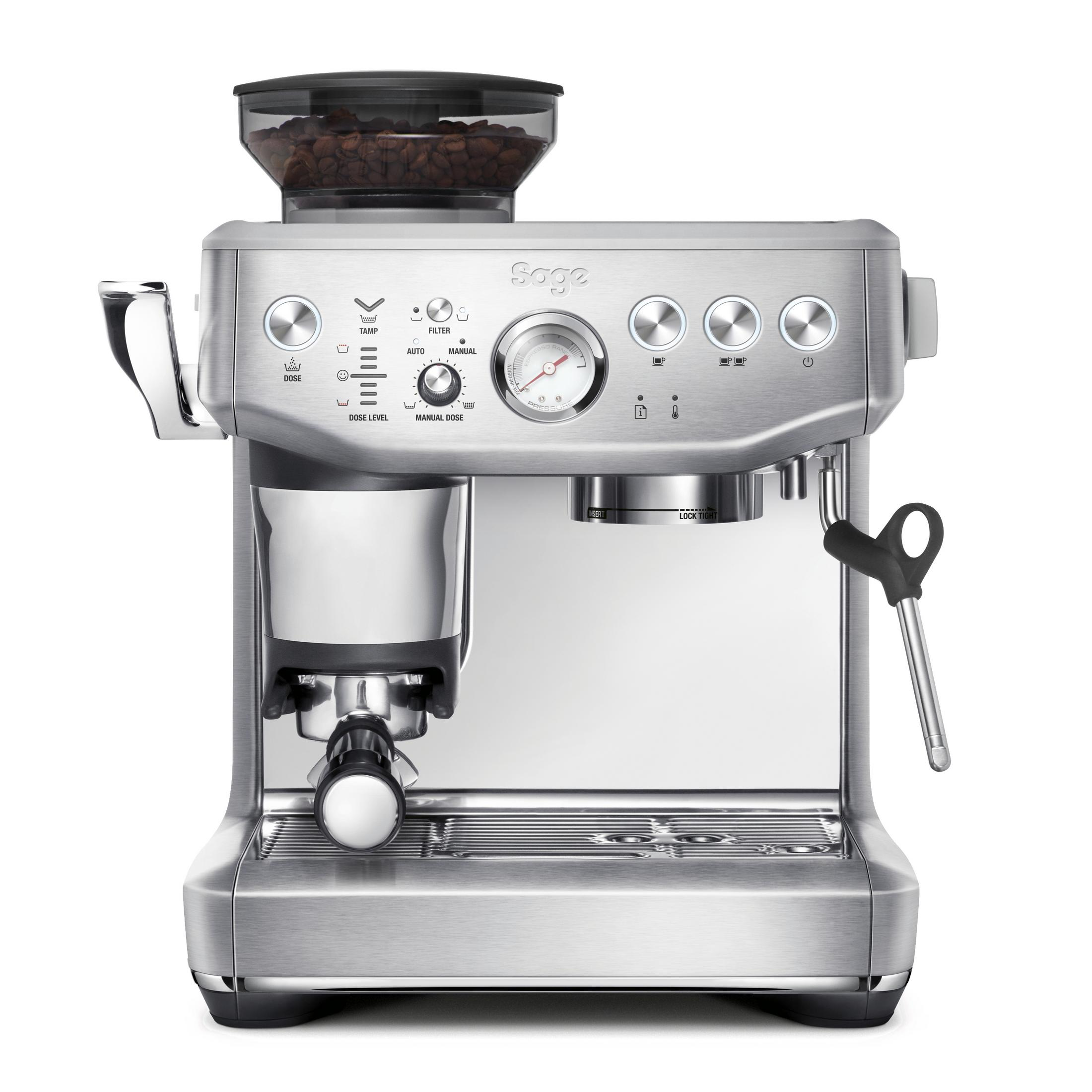 SAGE SES876 The Barista Express™ Impress Manuel Espresso Makinesi Gümüş