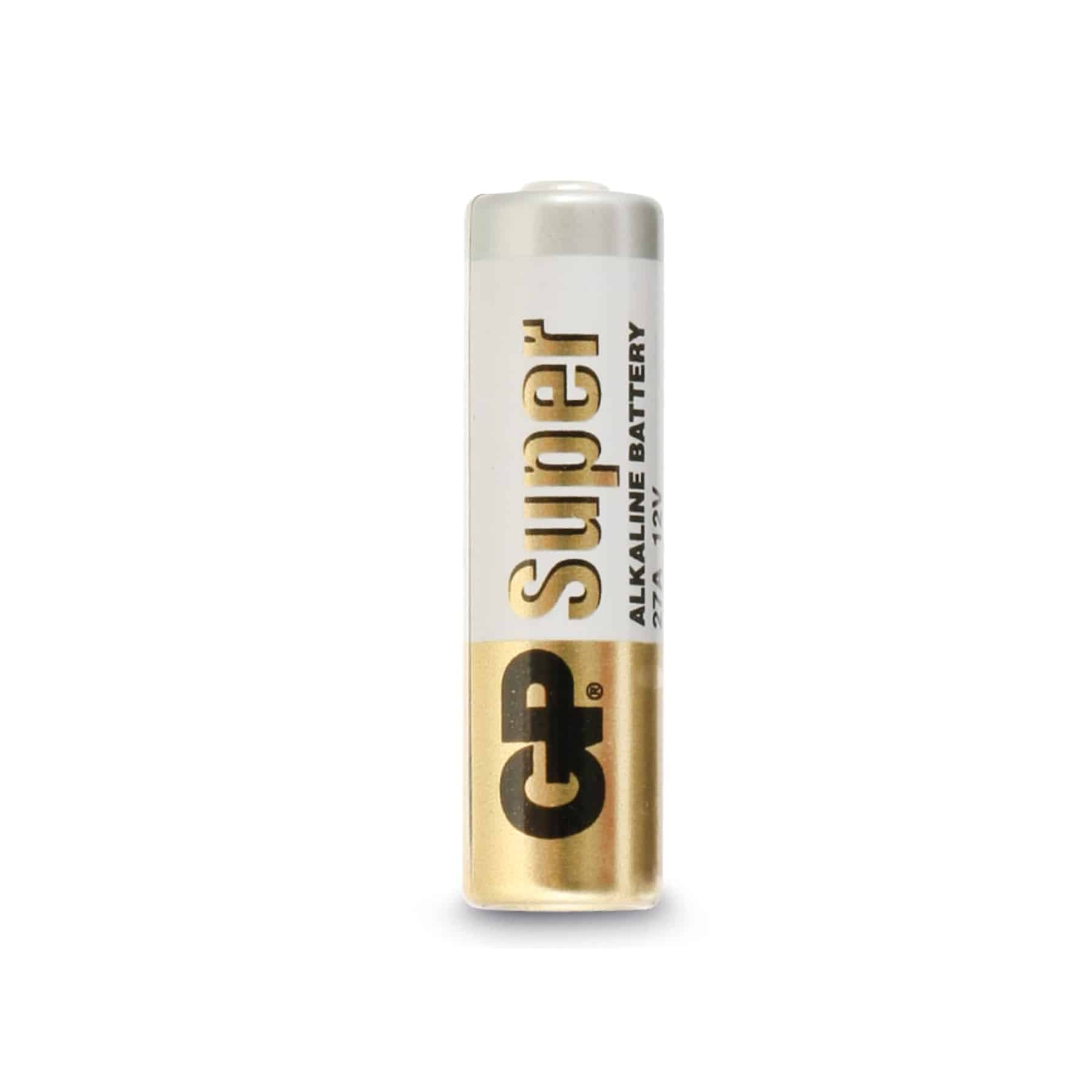 Eine weiße und goldene AA-Batterie mit dem Aufdruck "Super".