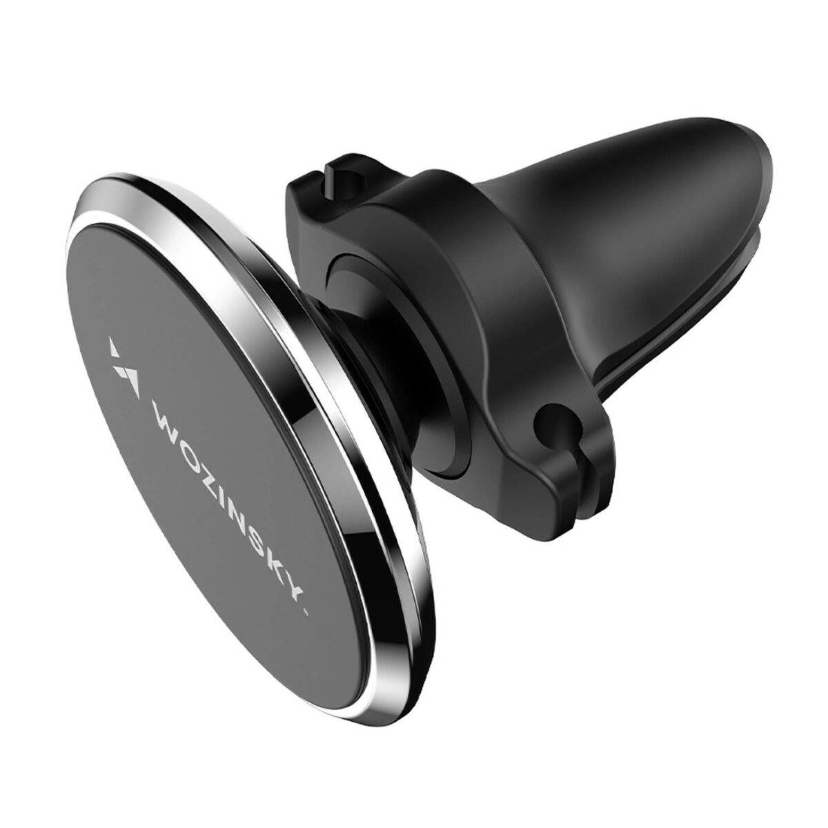 Biały, futurystycznie wyglądający projektor. Ma kratkę głośnika i czarny obszar obiektywu.