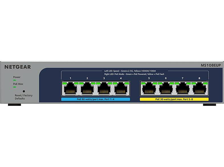 Switch  - MS108EUP-100EUS NETGEAR