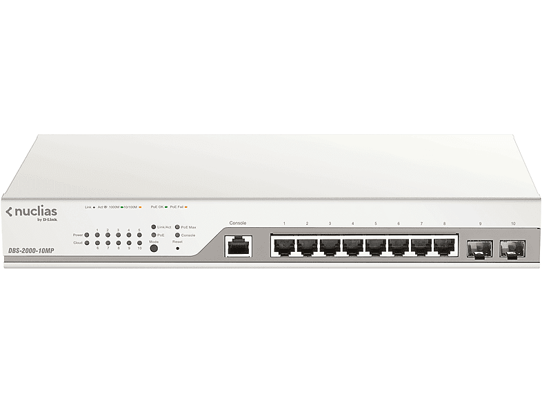 D-LINK DBS-2000-10MP/E Switch 8 | MediaMarkt