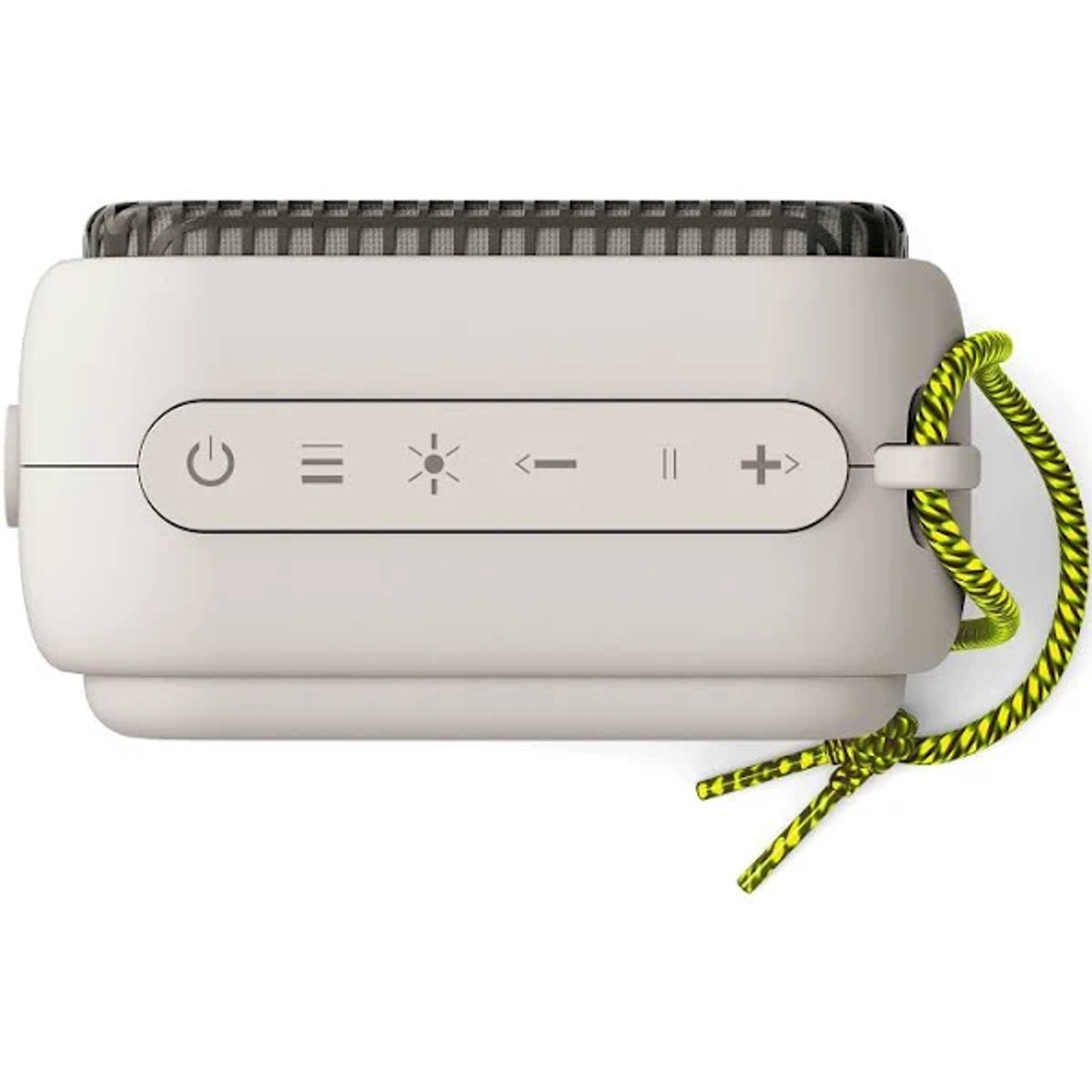 Biała kamera bezpieczeństwa Imou. Ma czarny obiektyw i zielone światło.