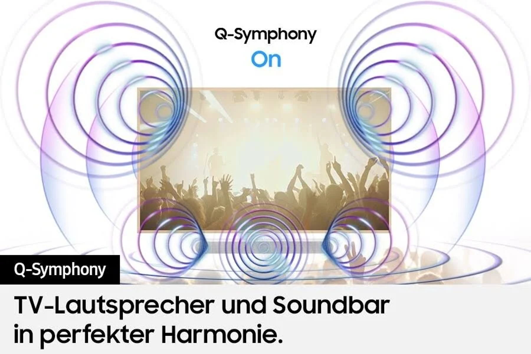 Eine schwarze Soundbar mit Anschlüssen auf der Rückseite. Sie hat eine schlanke rechteckige Form.