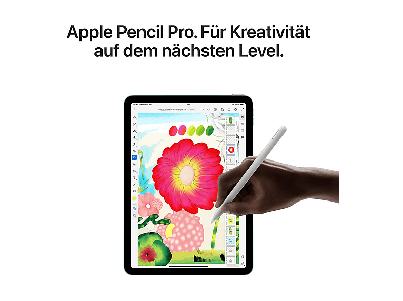 Apple iPad Air６&Apple pencil Pro APPLE iPad Air 2024 | 256 GB - Grijs - 6th Generation | MediaMarkt