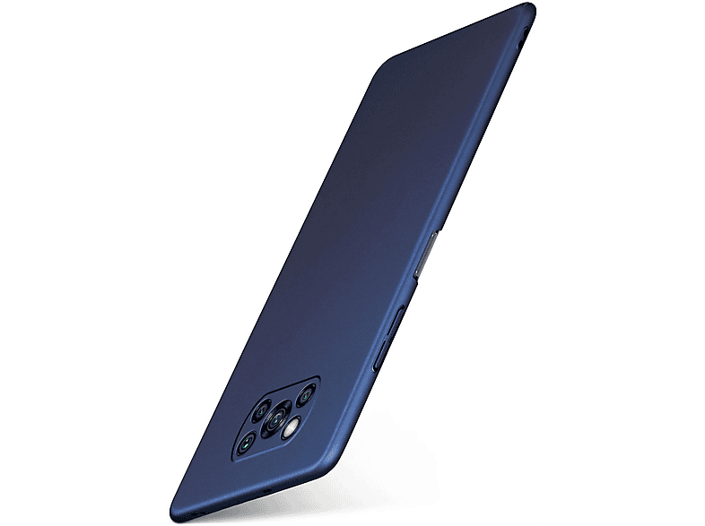 moex Alpha Case per Google Pixel 8a Custodia Ultra Sottile, Custodia Protettiva con Maggiore Protezione della Fotocamera, Slim Cover Sottile Minimalistica, Blu Opaco