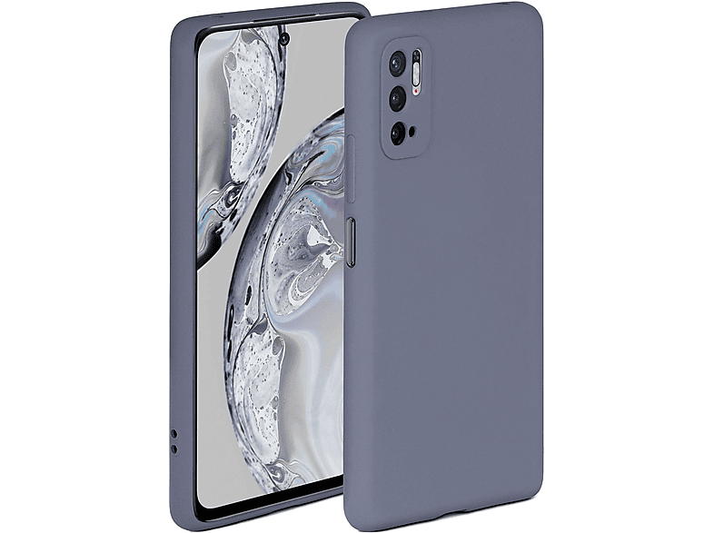 ONEFLOW Soft Case Per Xiaomi Poco X4 Pro 5G - Custodia Silicone Lilla Opaco, Doppio Strato, Bordo Rialzato, Antiurto, Ricarica Wireless - 5