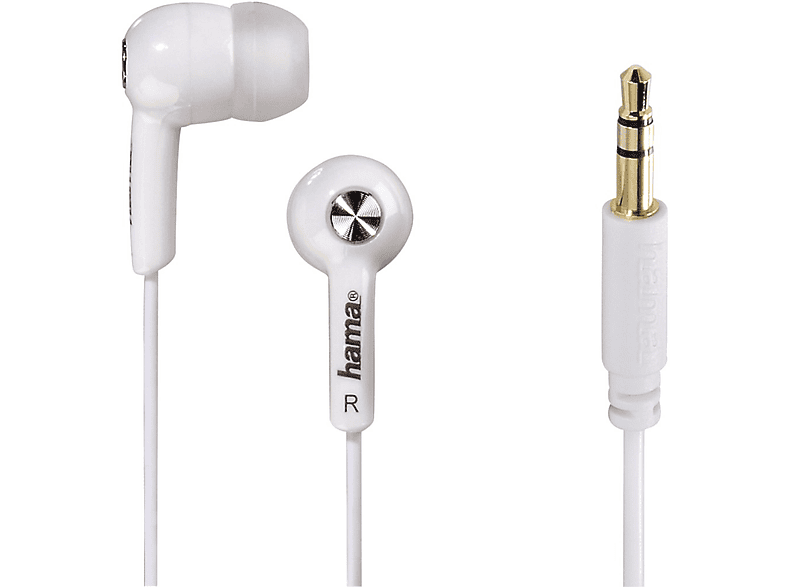 HAMA 184004 IN-EAR BASIC4MUSIC WS, In-ear Kofphörer Weiß