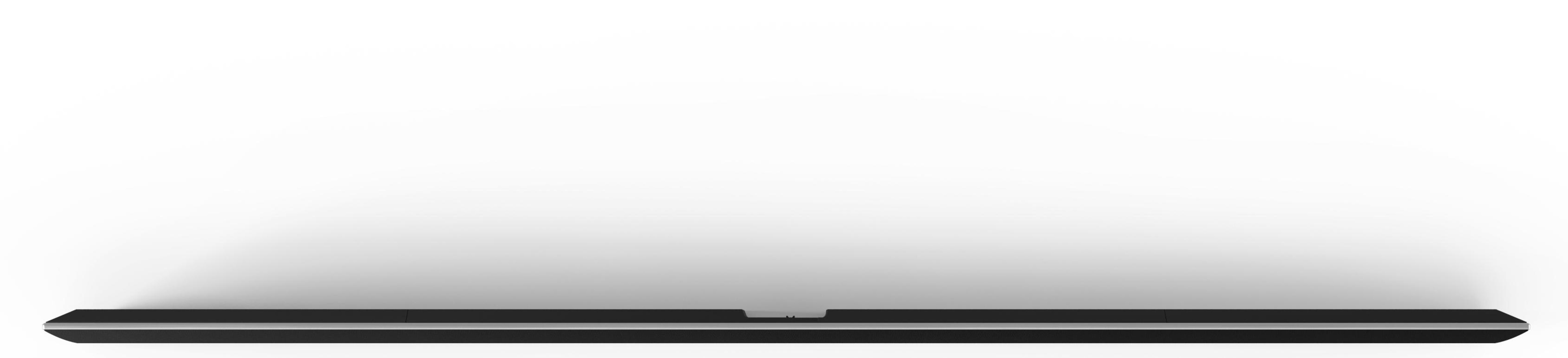 Laptop z góry. Ekran jest czarny.