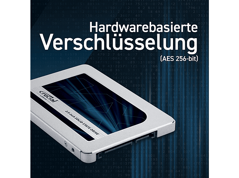 Disco duro SSD de 500 GB 500 GB | CRUCIAL CT500MX500SSD1 MX500