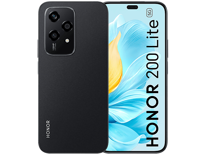 HONOR 200 Lite 5G, Midnight Black, Móvil Android, 256 GB, 8 GB RAM, 6,7 ...
