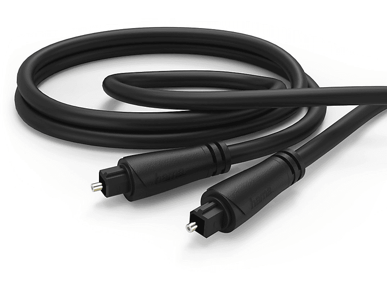 Hama 3m Audio-Lichtleiterkabel Mit ODT Stecker – Vergoldet Für Knackigen Sound