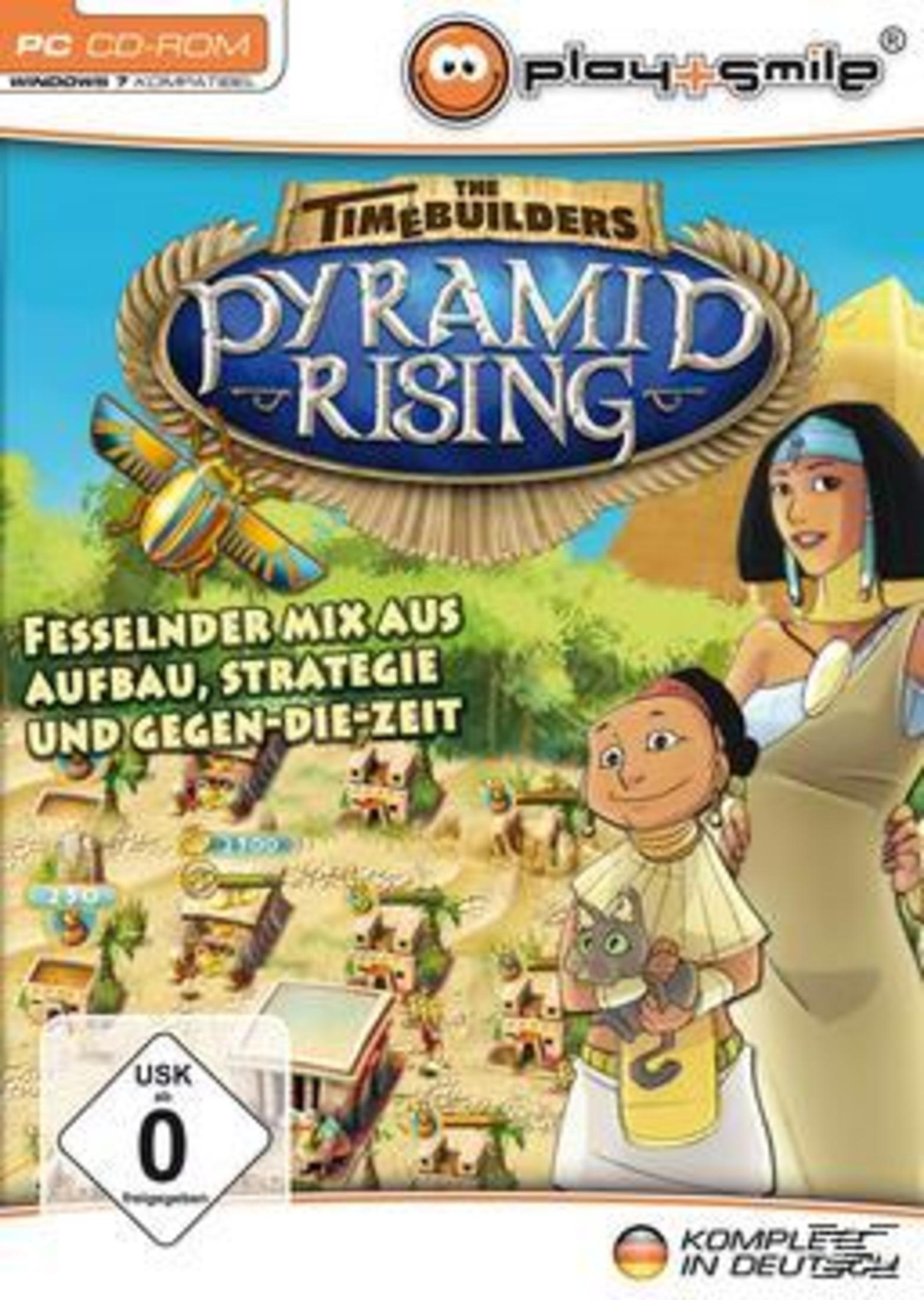 Spielverpackung mit Cartoon-Illustration und Text auf Deutsch. Die Box zeigt Charaktere und den Spieletitel.