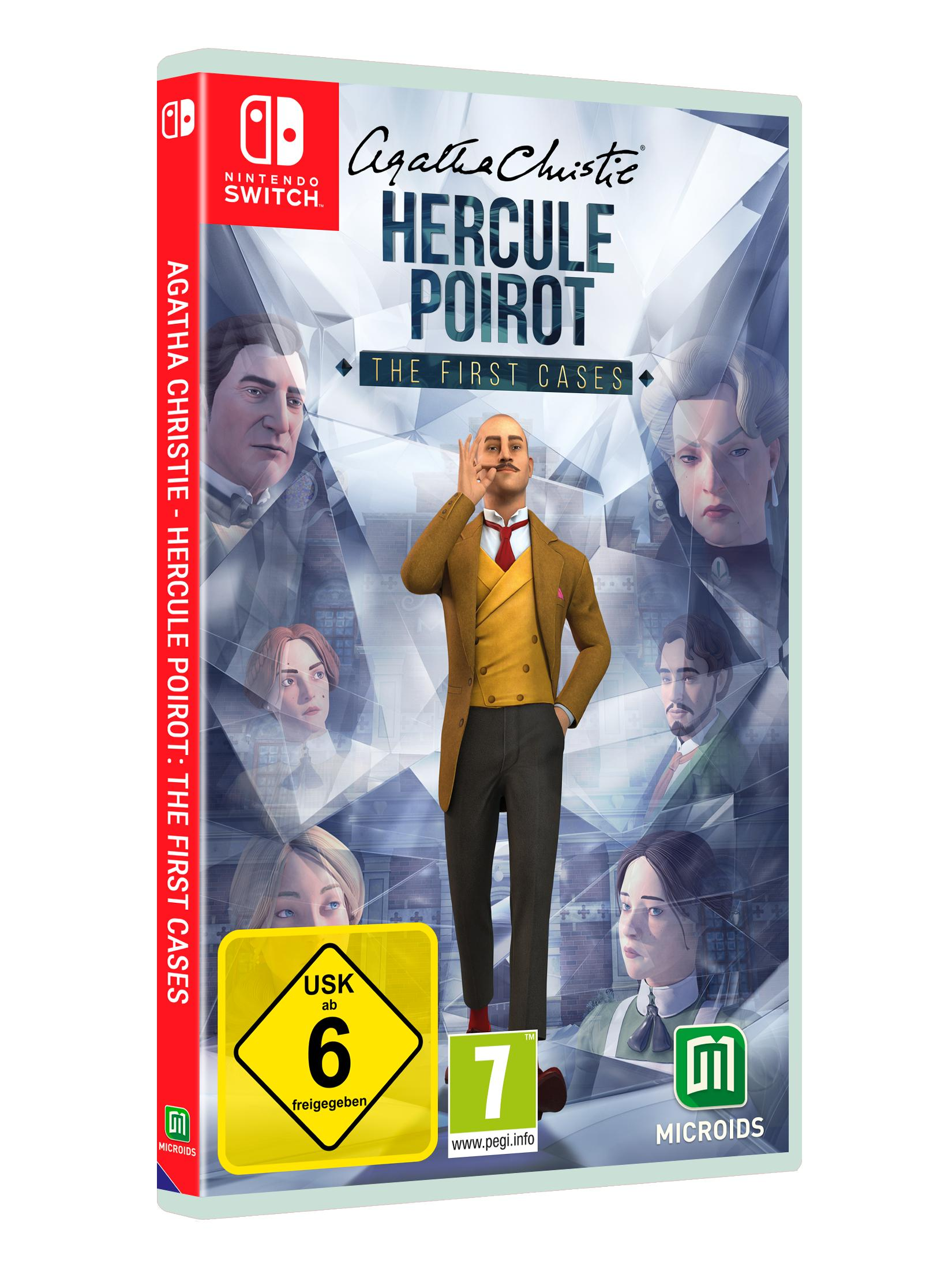 Spielbox für Nintendo Switch. Mit Agatha Christie und Hercule Poirot.