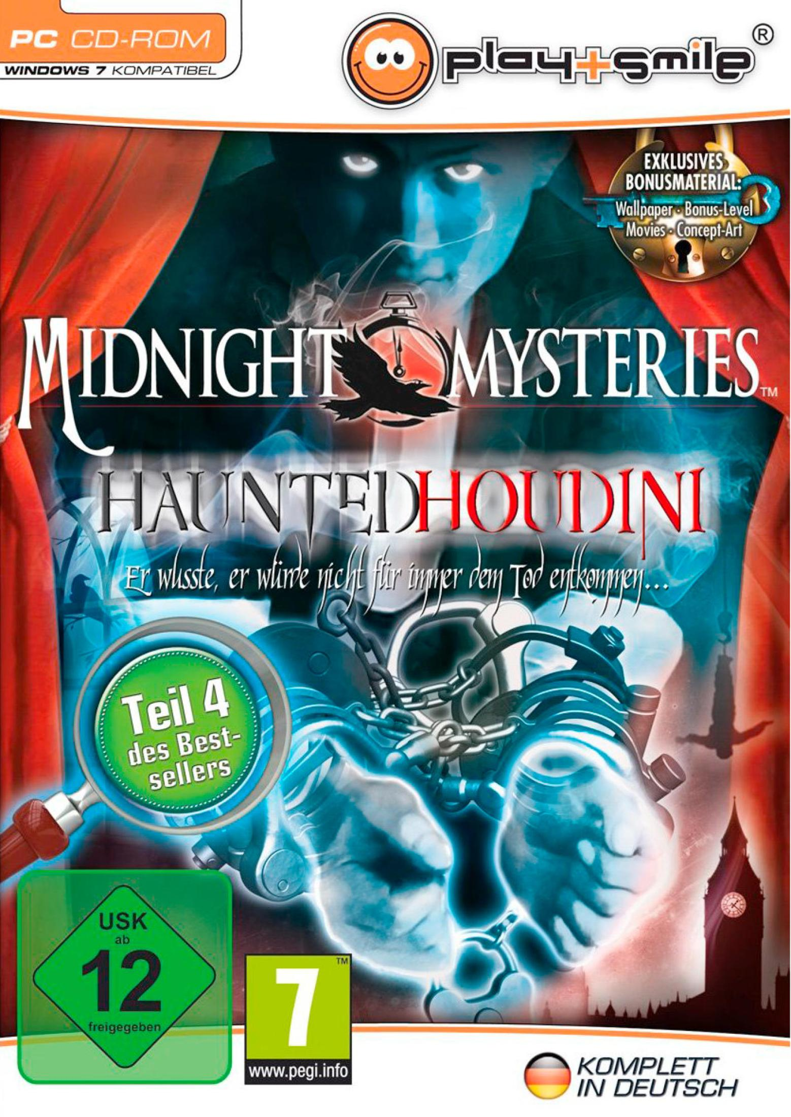 Spielbox-Art mit schattenhafter Figur, Handschellen und dem Spieltitel.