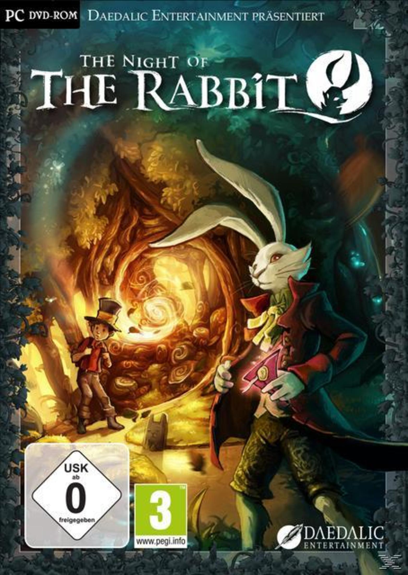 Spielcover: Hase im Anzug.