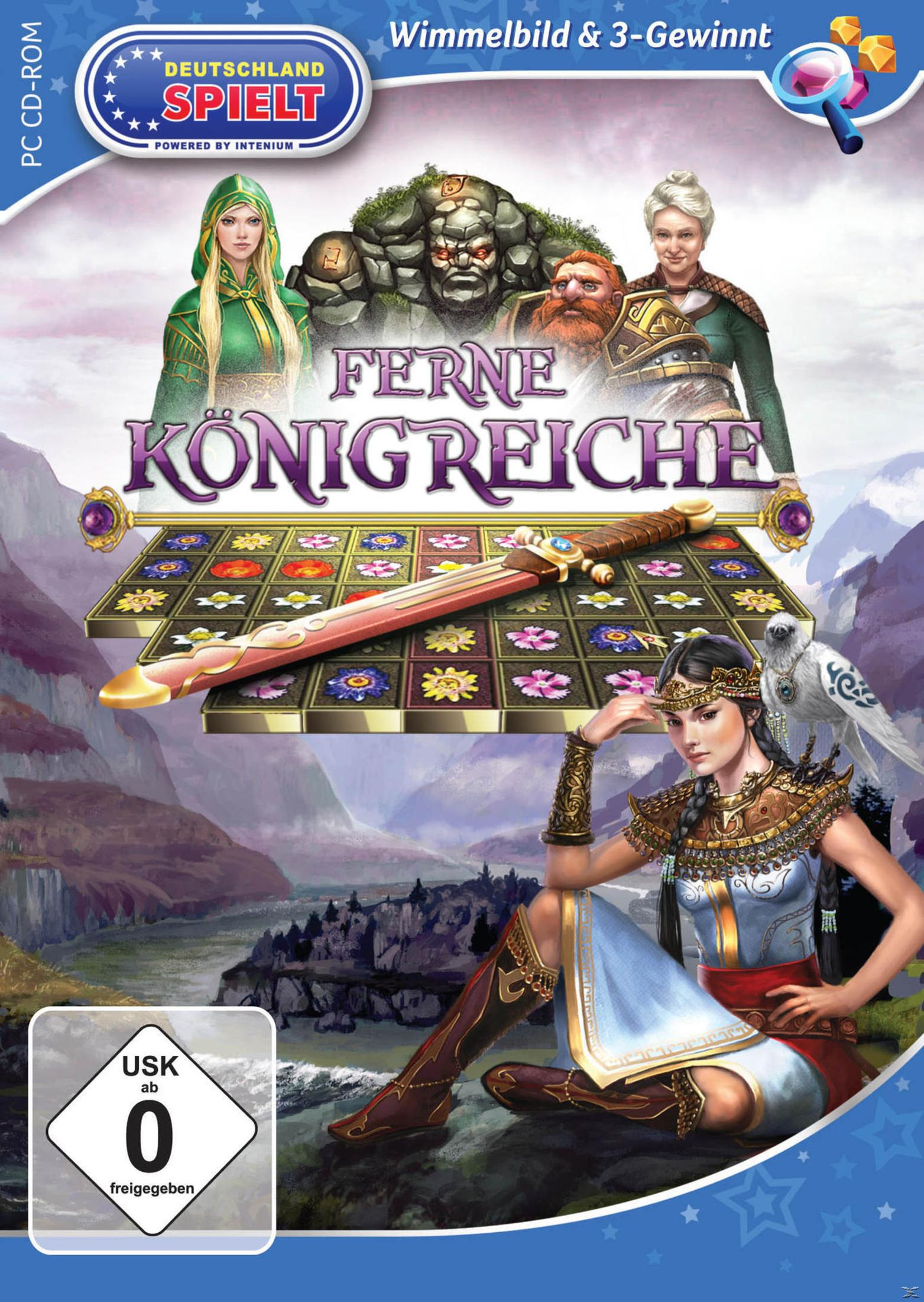 Spielbox-Cover. Es zeigt eine Fantasieszene mit Charakteren, einem Schwert und einer Frau in Fantasy-Outfit.