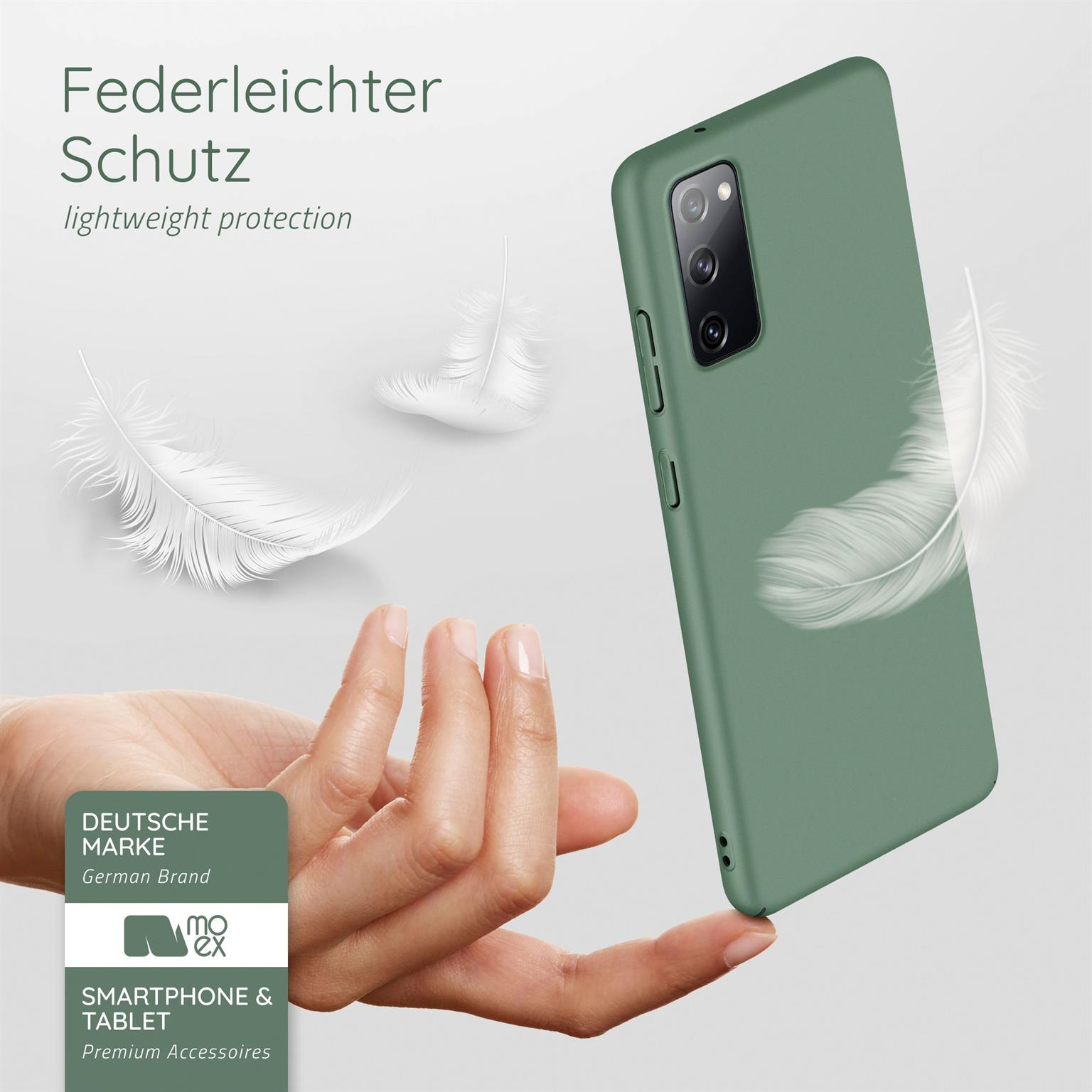 Ein Telefon in einer rosa Hülle, mit verschwommenem Hintergrund und rosa Akzenten.