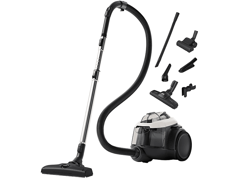 AEG AL 61 H 4 SW Zylinder-Vakuum Staubsauger, maximale Leistung: 700 Watt, Shell White)