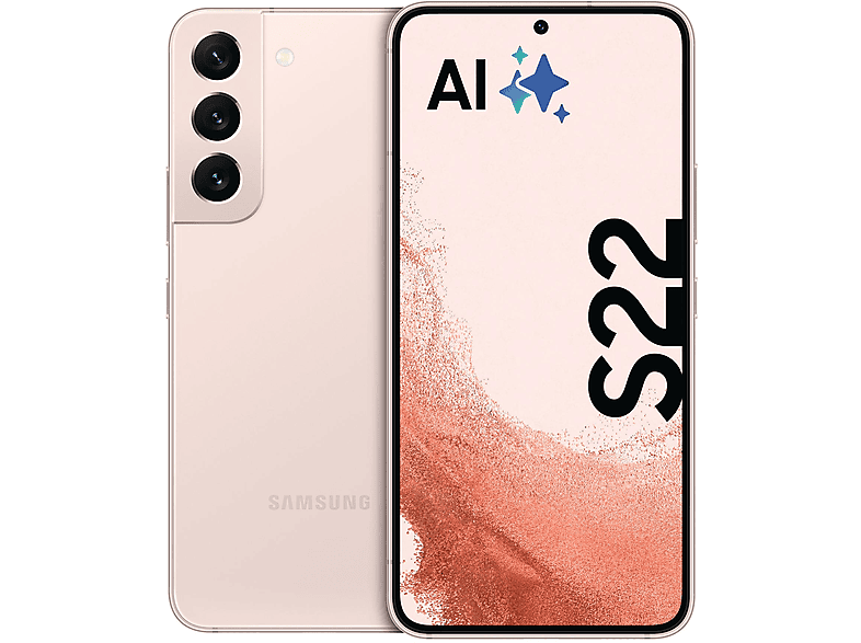 SAMSUNG GALS22 6.1P/5G/8N/8+128GB/P, Oro, Rosa, Móvil Android, 128