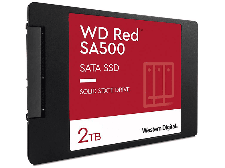 WD WDS200T2R0A RED SA500 NAS SSD 2TB, 2 TB, SSD, 2,5 Zoll, intern