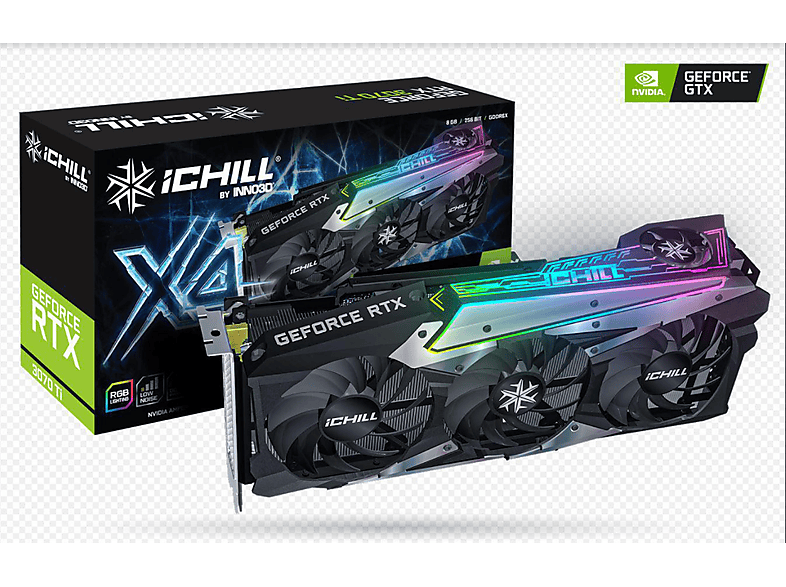 Tarjeta Gráfica - INNO3D GeForce RTX 3070 TI ICHILL X4