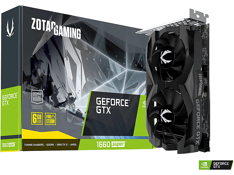 ZOTAC ZT-T16620F-10L GTX 1660 Super Gaming GDDR6 192Bit 16x GeForce® GTX 1660 SUPER™ 6 GB Ekran Kartı