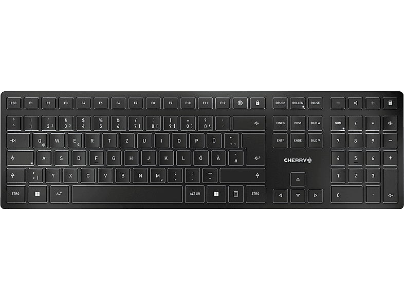 CHERRY JK-9100DE-2 KW 9100 SLIM, Tastatur, Scissor, Cherry SX Scherentechnology CHERRY JK-9100DE-2 KW 9100 SLIM, Tastatur, Scissor, Cherry SX Scherentechnology