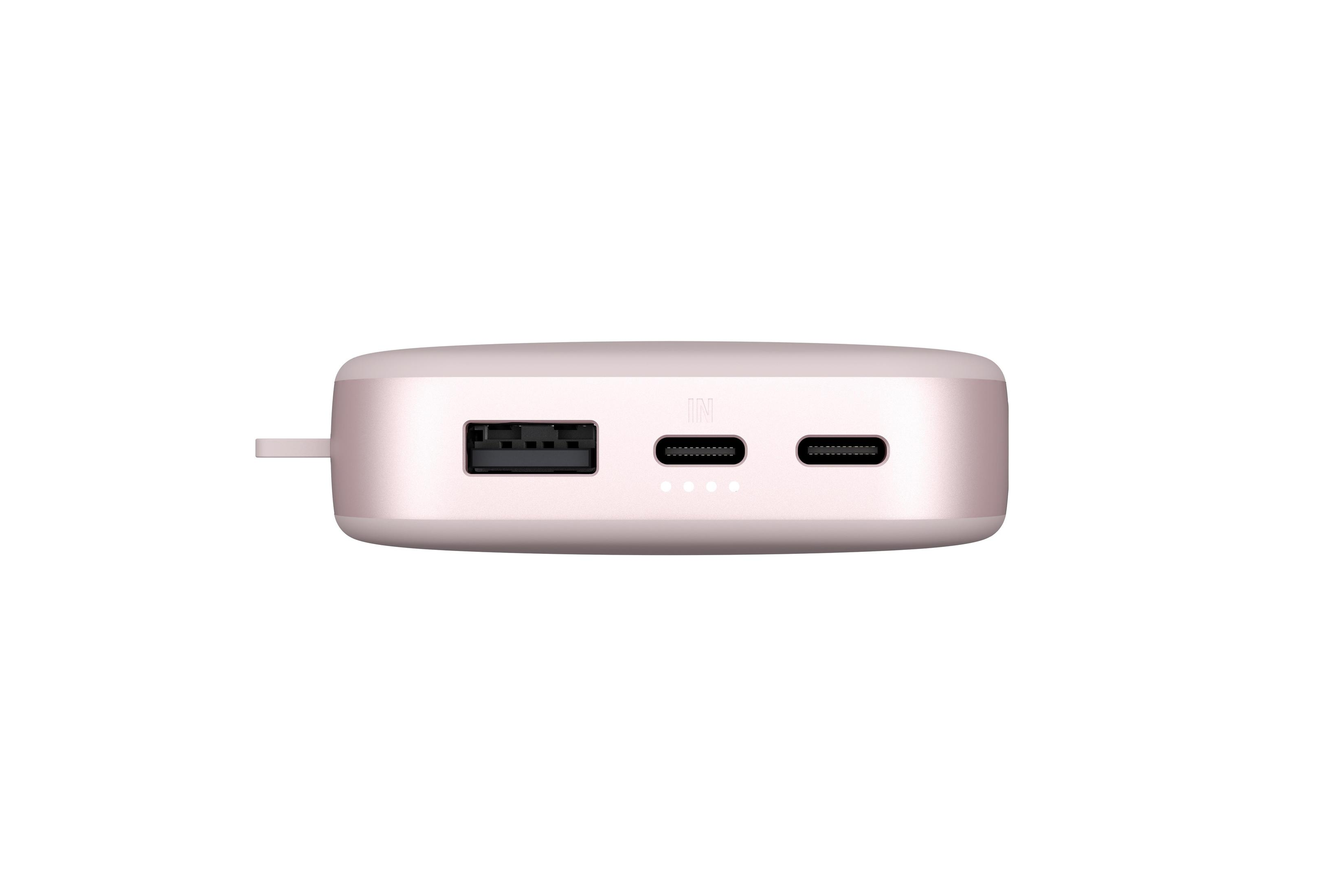 Power bank z portami USB i USB-C.