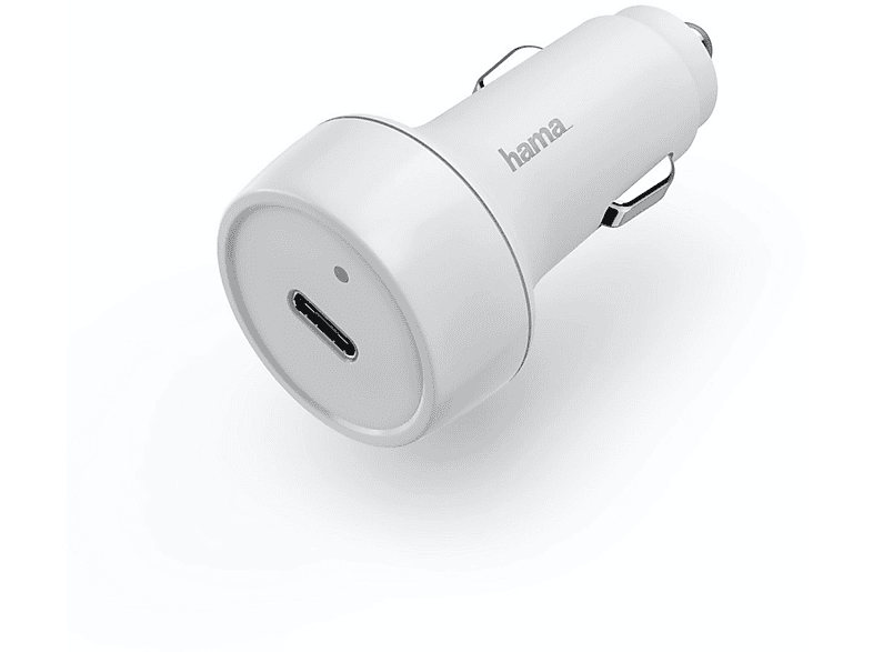 HAMA 183278 KFZ-LADEG, PD/QC, 18 WATT, W Kfz-Ladegerät Universal, Weiß