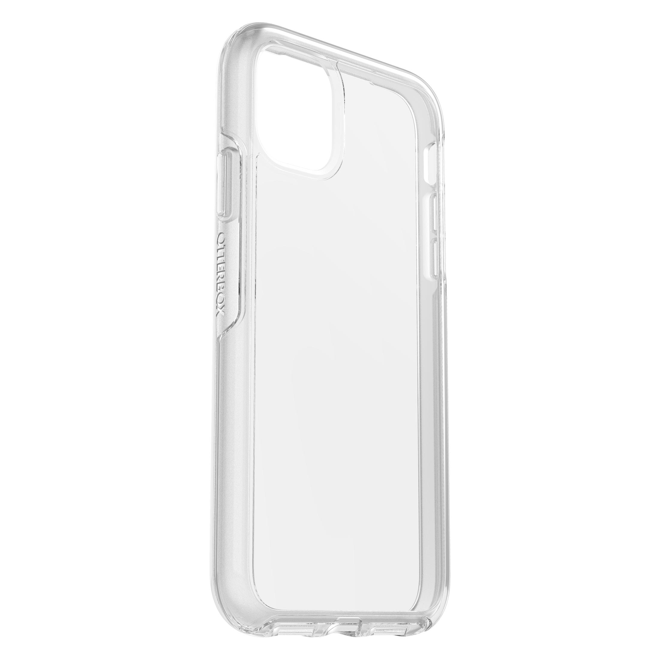 Custodia trasparente per telefono, marca Otterbox. Trasparente e protettiva, design semplice.